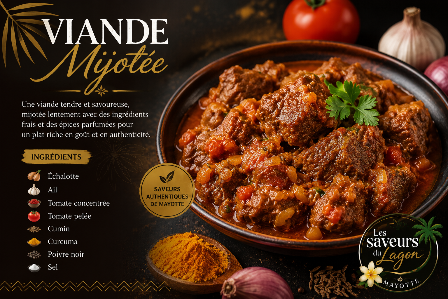Viande mijotée aux épices