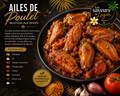 Ailes de poulet mijotées aux épices