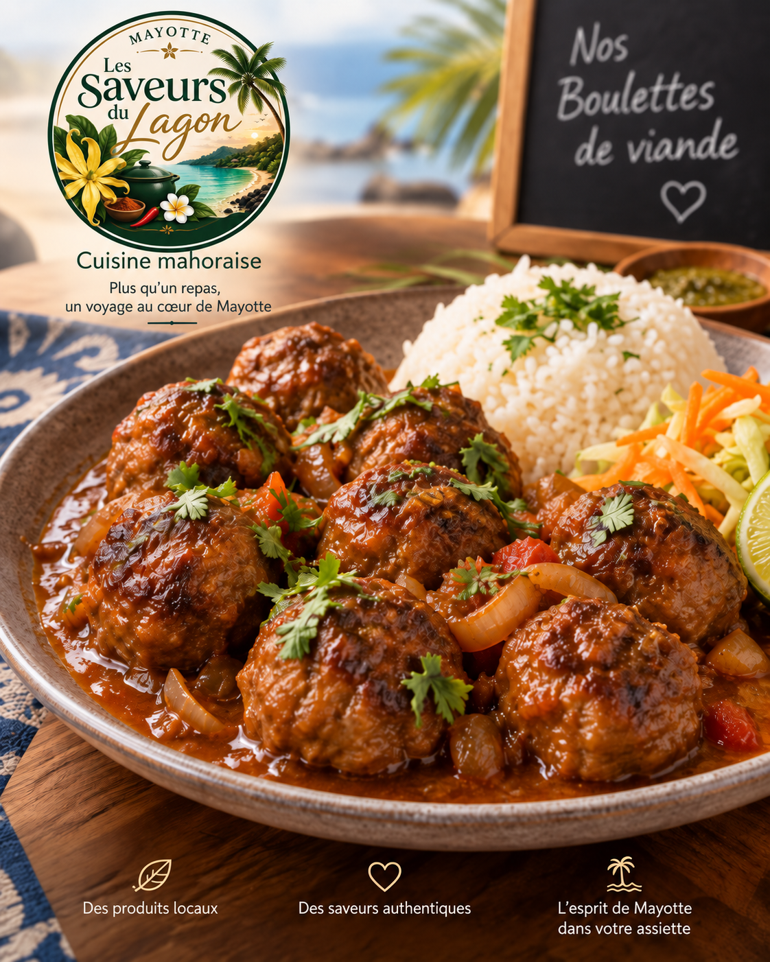 Boulettes de viande façon Mayotte.